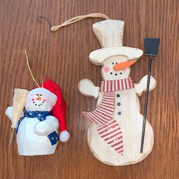 Other - 2 Snowman Christmas tree ornaments
